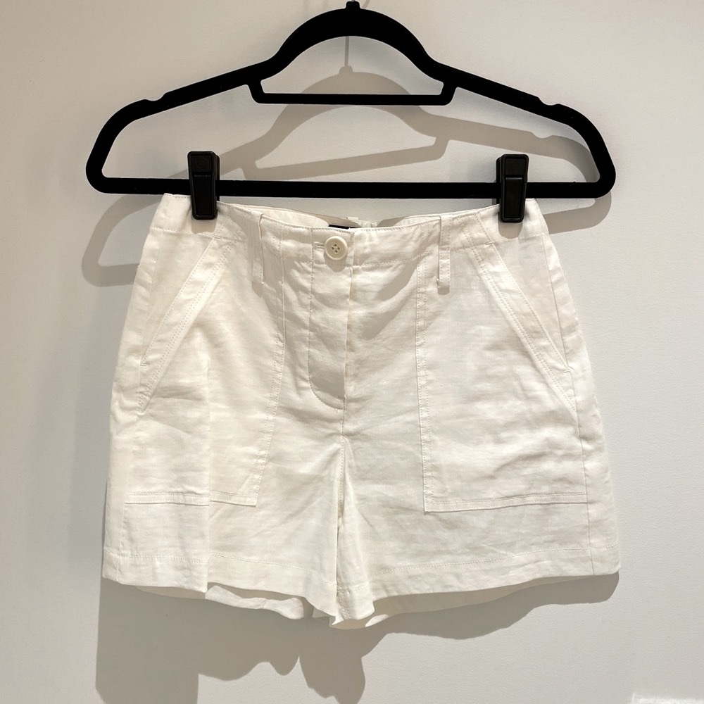 NWT Theory Linen Cargo Short